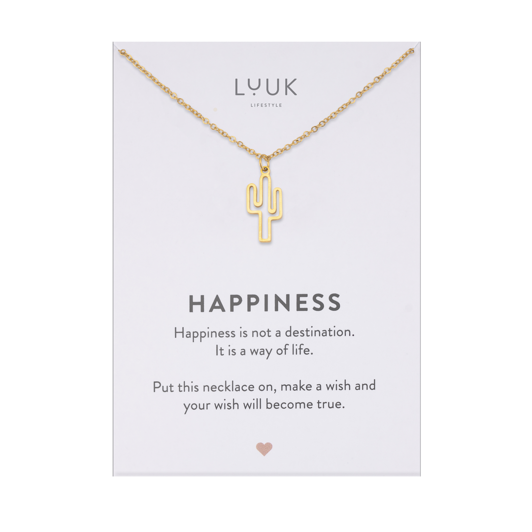 kaktus kette gold LUUK LIFESTYLE