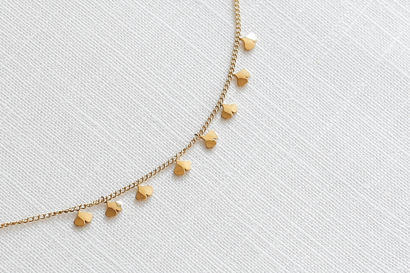 Armband mit Ginkgo-Plättchen