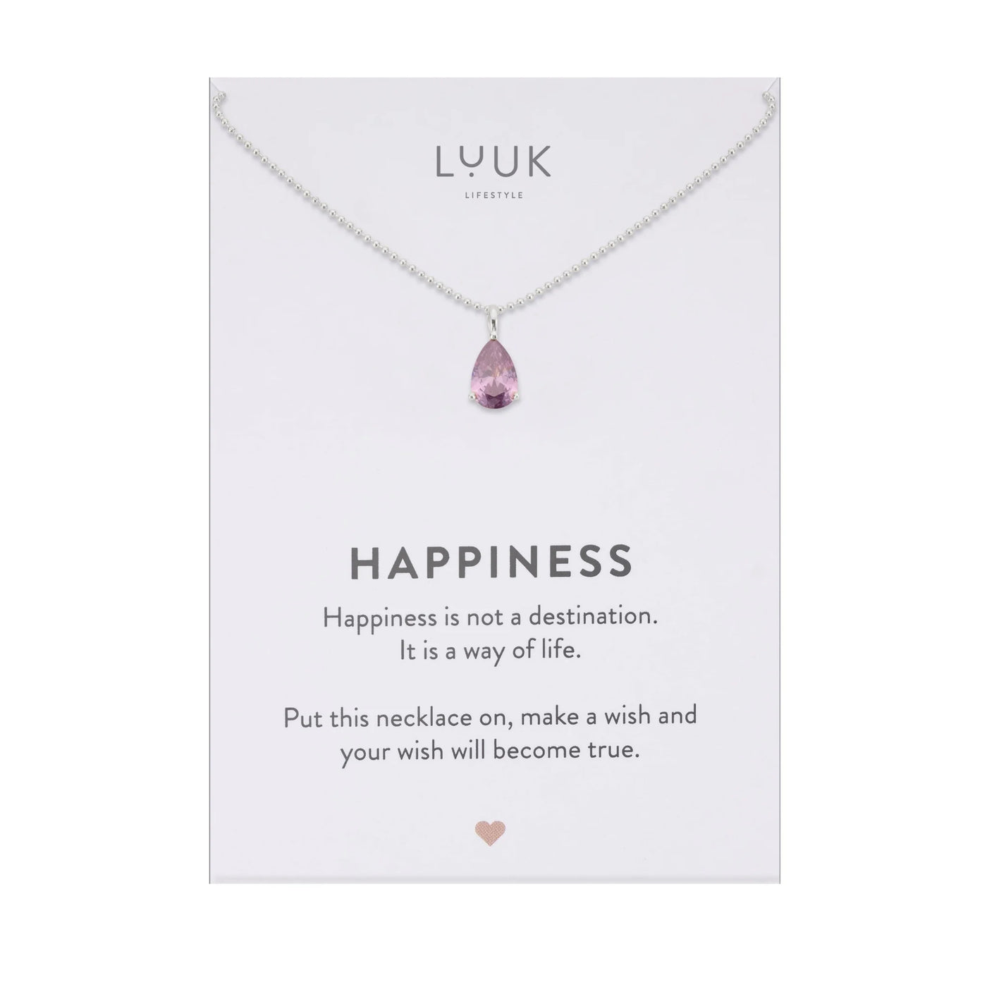 Kette Kristall, violett