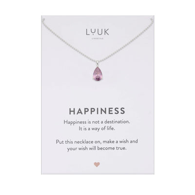 Kette Kristall, violett