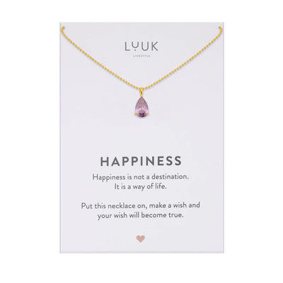 Kette Kristall, violett