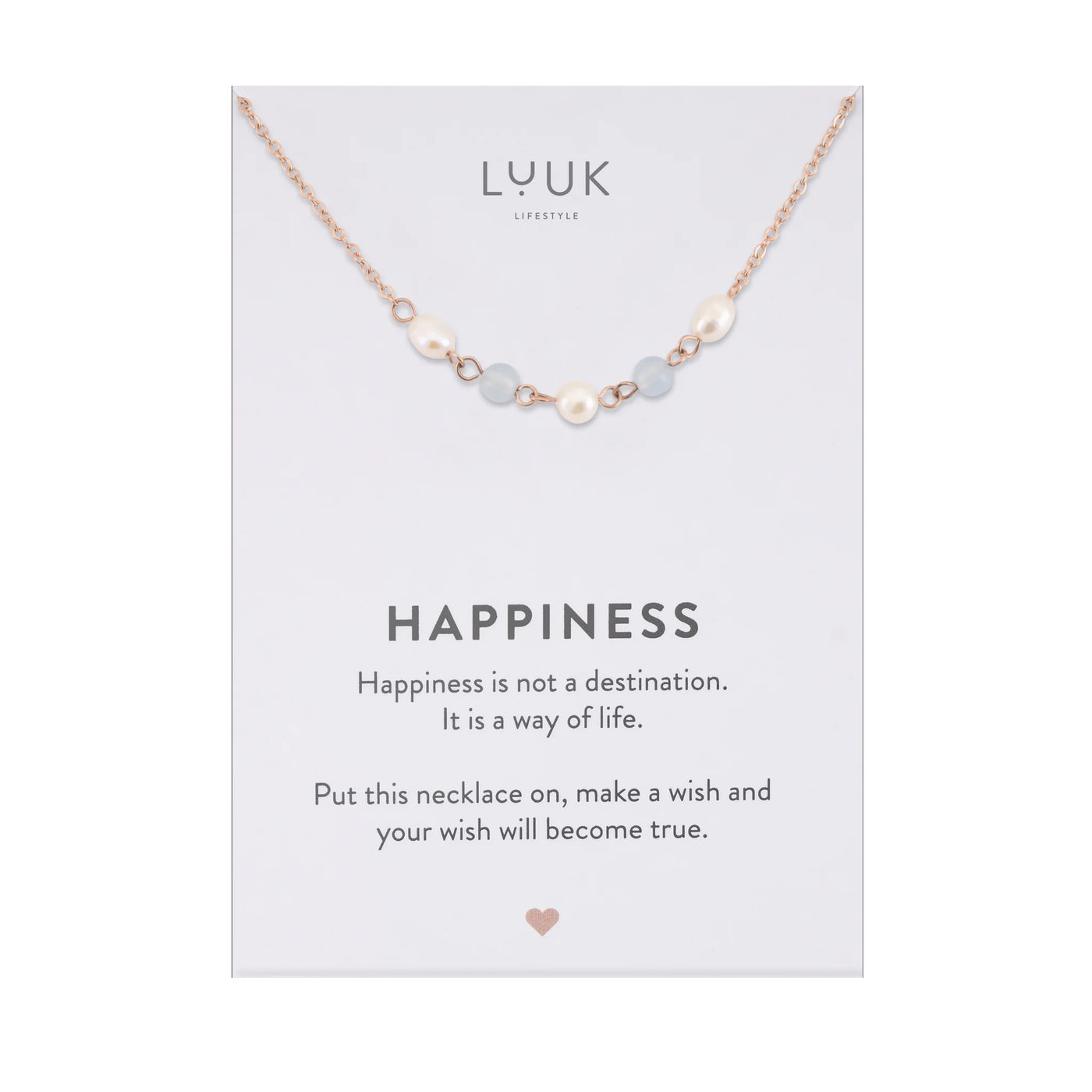 Kette mit Gemstone & Perlen