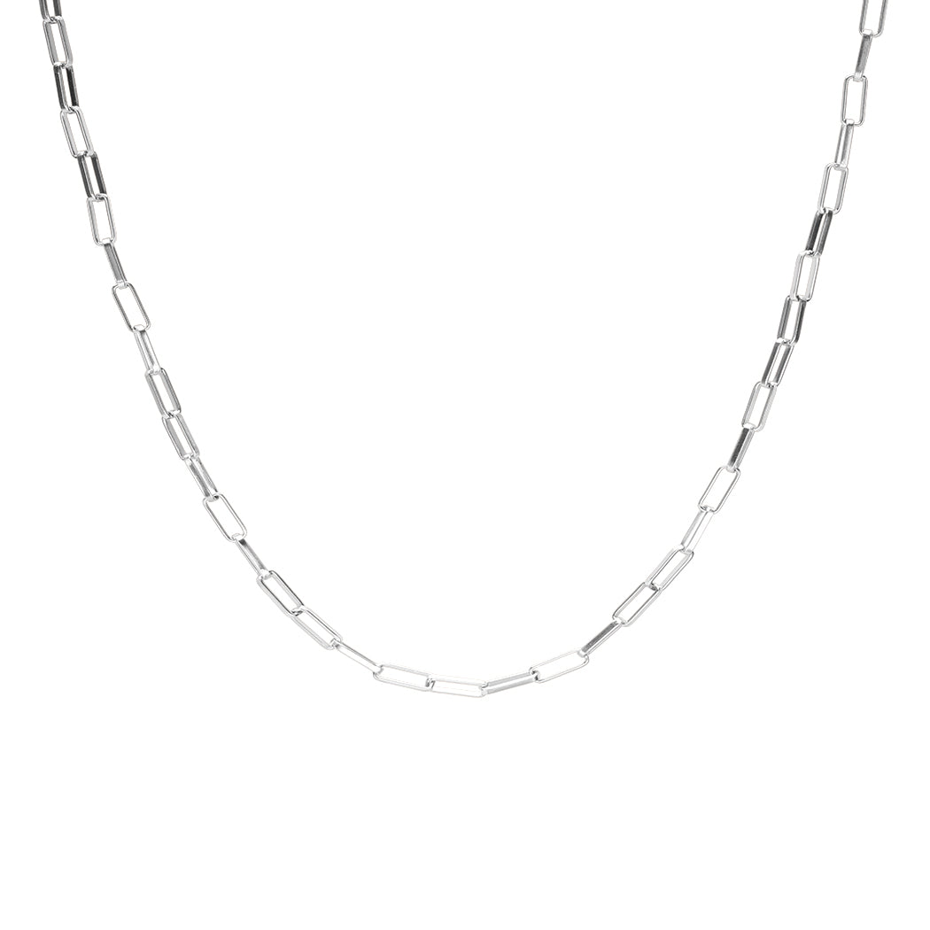 Grobe Silberne Halskette von der Marke Luuk Lifestyle 