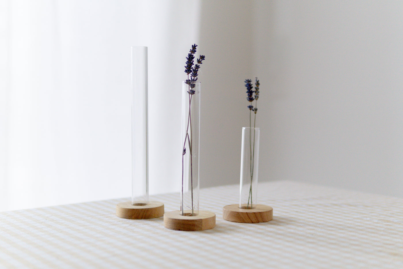 Stillselio test tubes vases, set of 3
