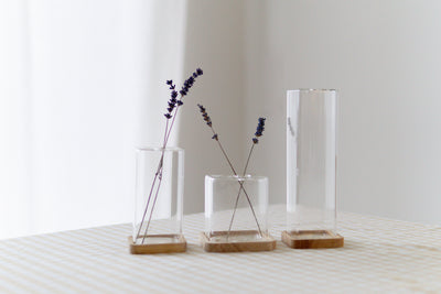 Cube Glasvasen, 3er Set