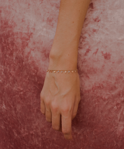 Armband mit Mond-Plättchen