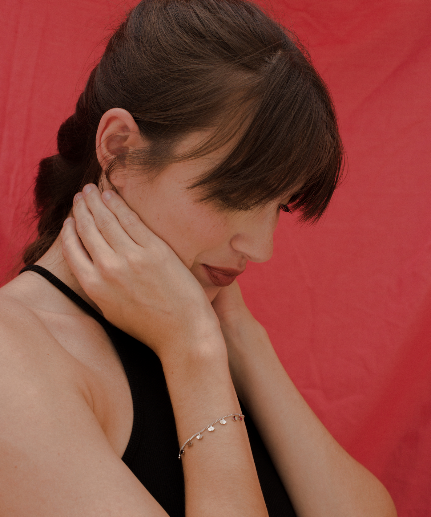 Armband mit Ginkgo-Plättchen
