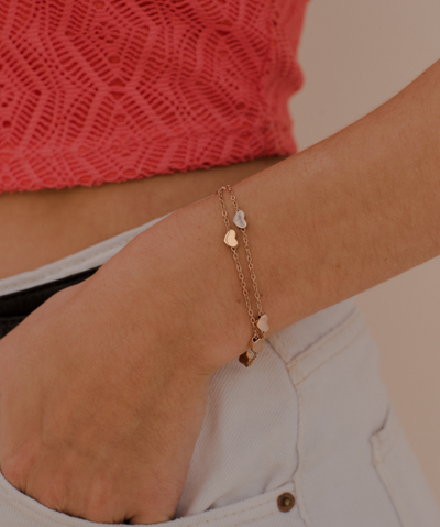 Armband mit Herzen