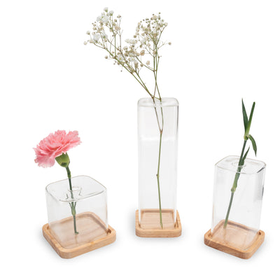 Cube Glasvasen, 3er Set