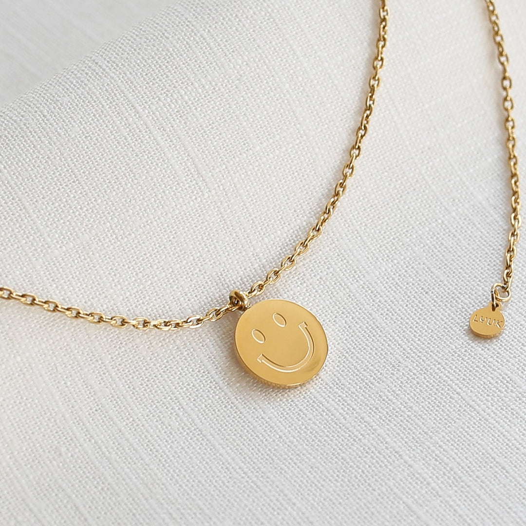 LUUK LIFESTYLE Halskette Smiley