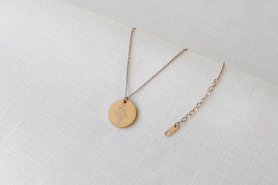 Kette mit Blume