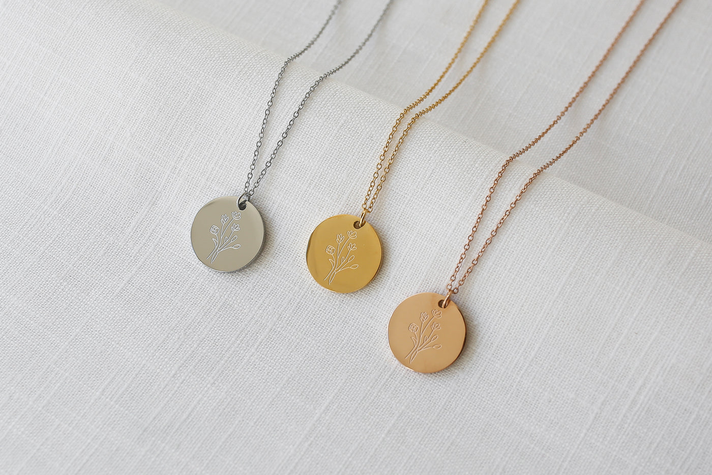 Kette mit Blume