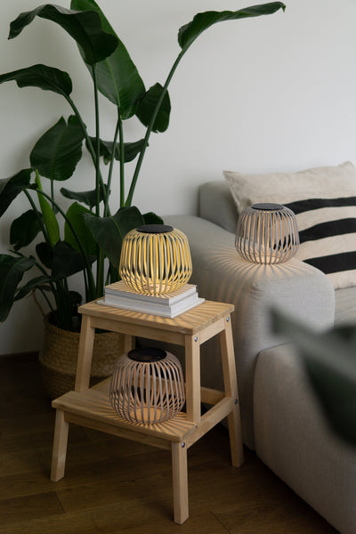 Mobile LED table lamp Sävar, black matt (18,5 cm)