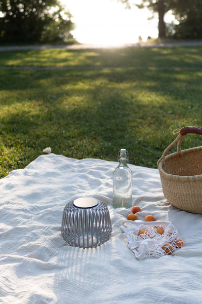 Picnic Decke mit wiederaufladbarer LED Solar Lampe