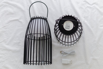 LED Stehlampe, Schwarz