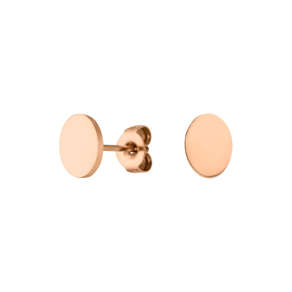 Ohrstecker mit ovalen Plättchen