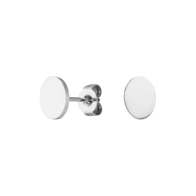 Ohrstecker mit ovalen Plättchen