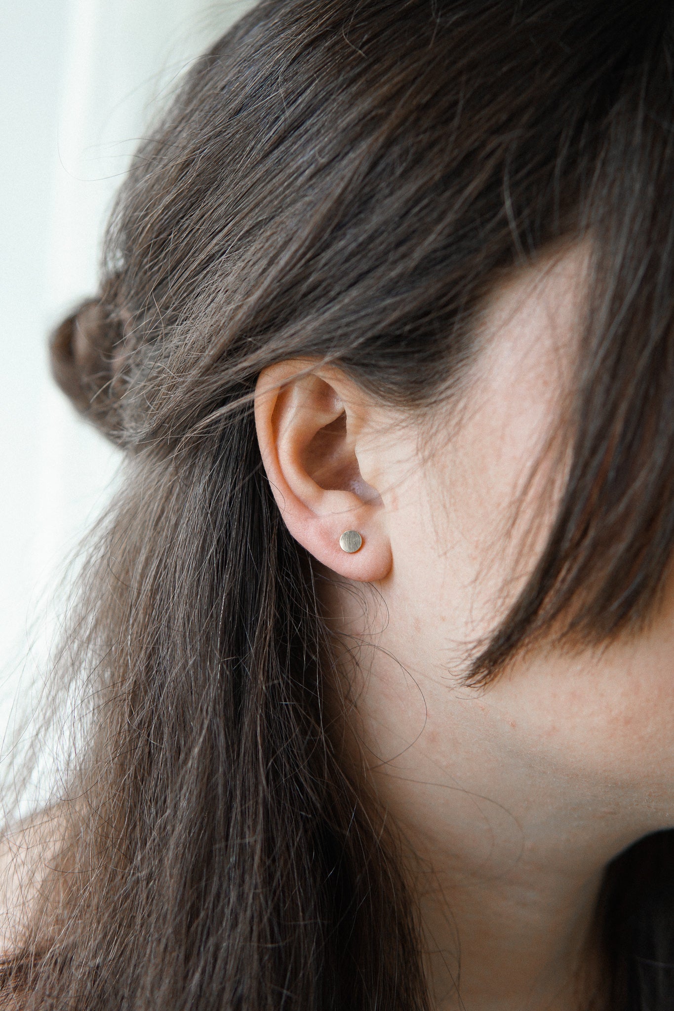Silberne Ohrstecker für Frauen aus Edelstahl