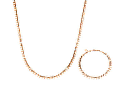 Coins Ketten-Armband Set