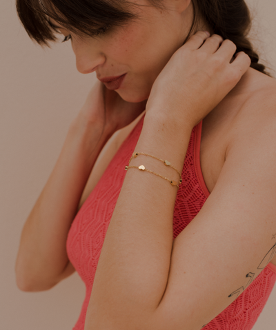 Armband mit Herzen