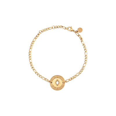 Flora Coin Armband