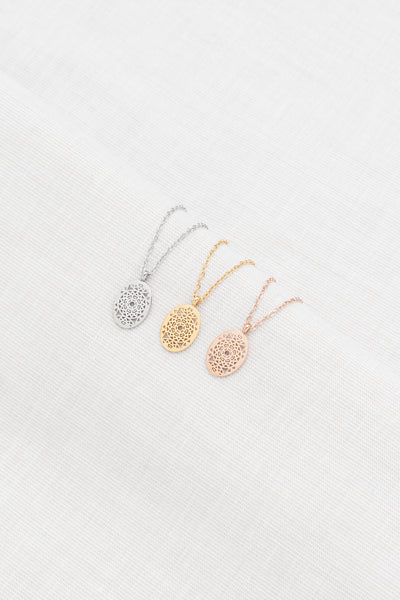 Kette mit Mandala Anhänger