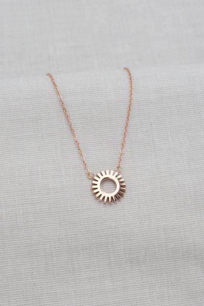 Kette mit Sonnenkreis Anhänger