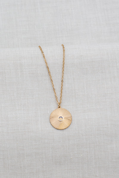 Kette mit Coin Münze Anhänger