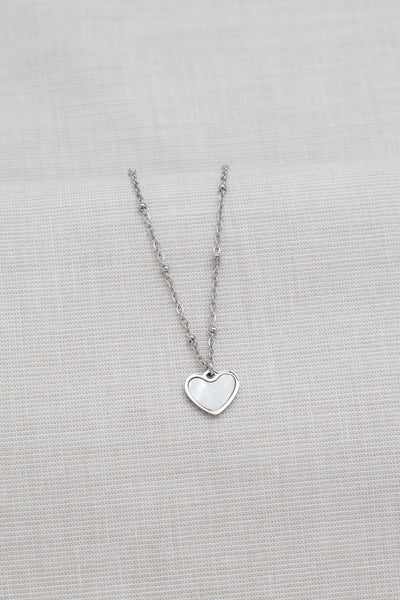 Kette mit Pearl Herz Anhänger