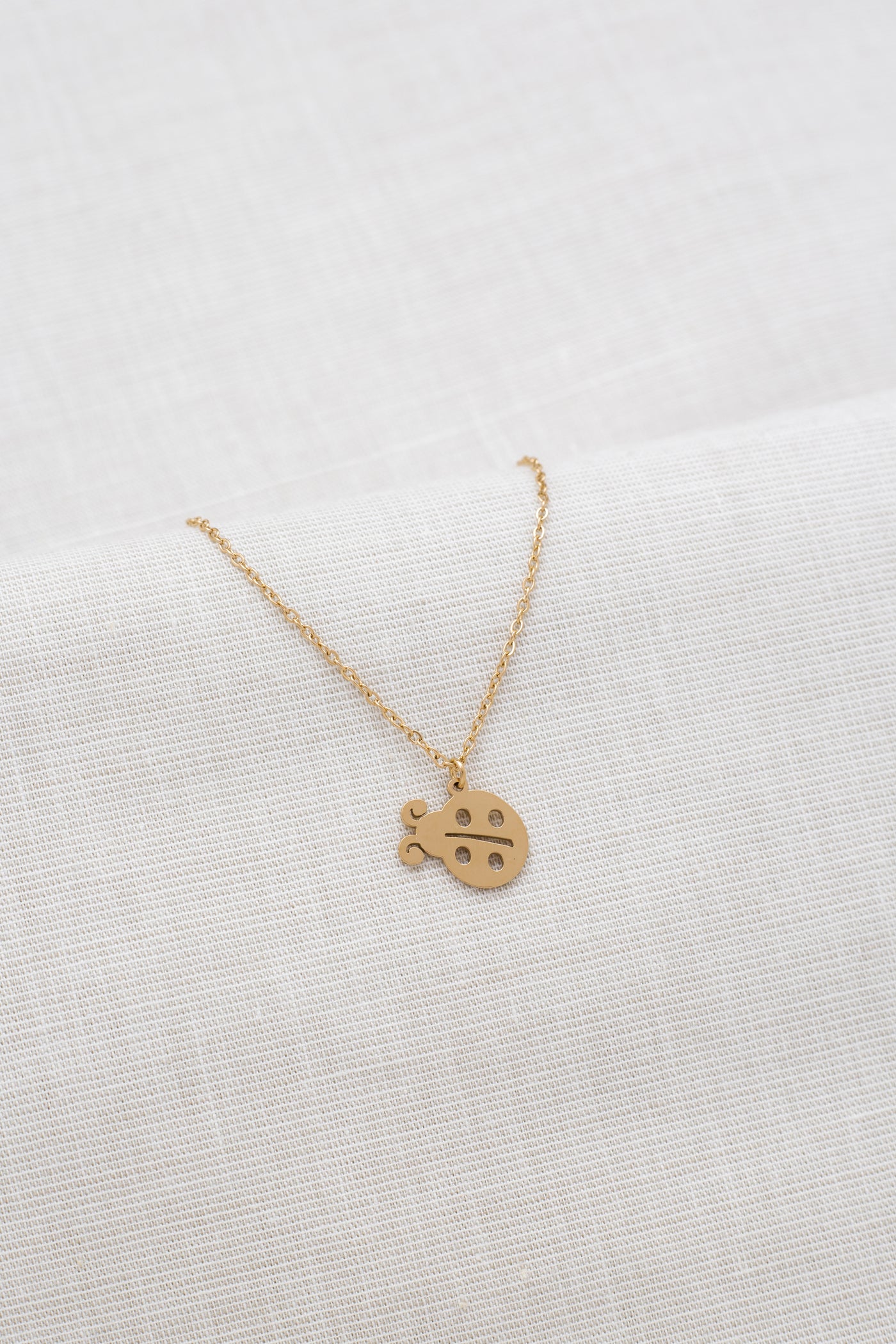 Kette mit Marienkäfer Anhänger