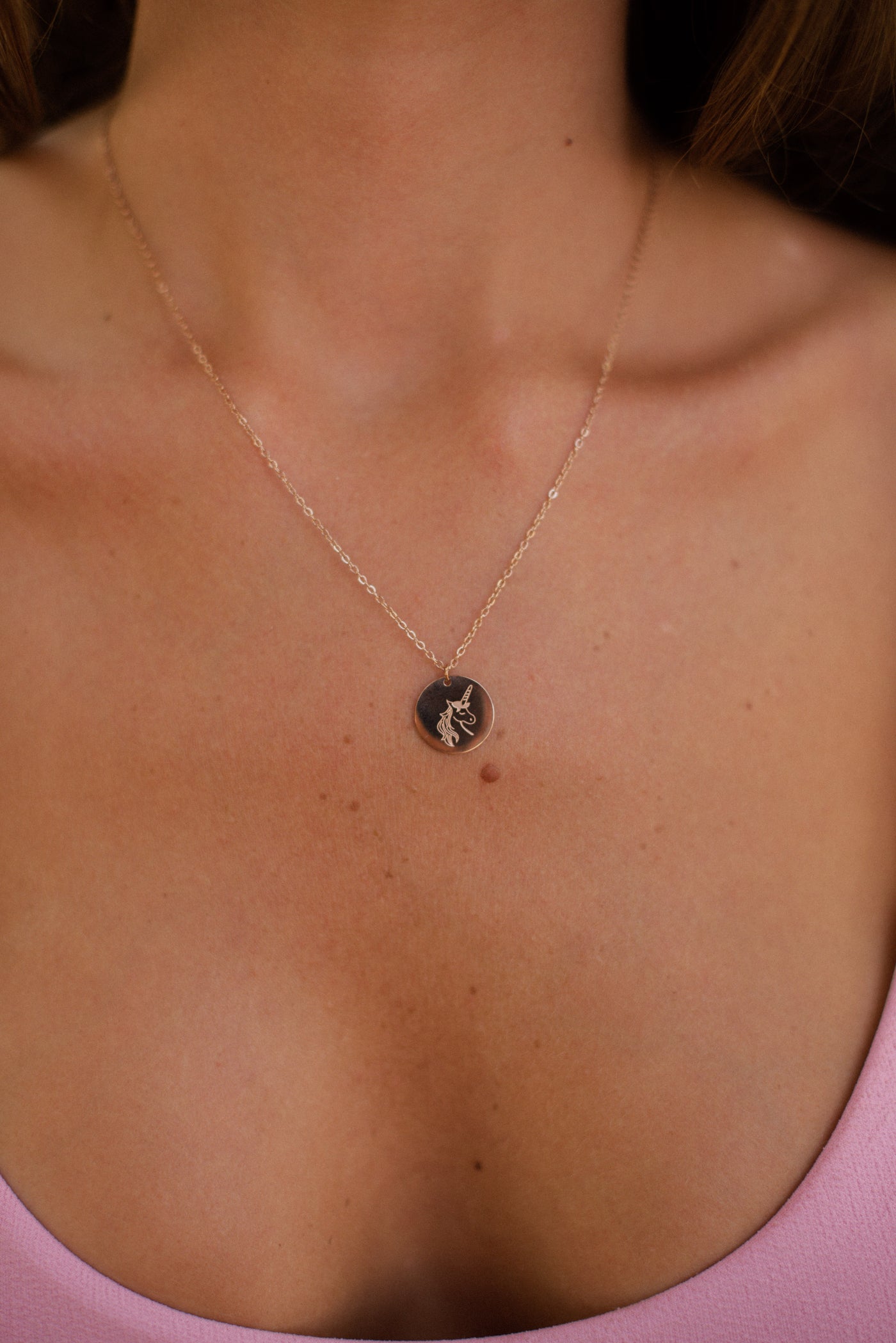 Kette mit Einhorn Anhänger
