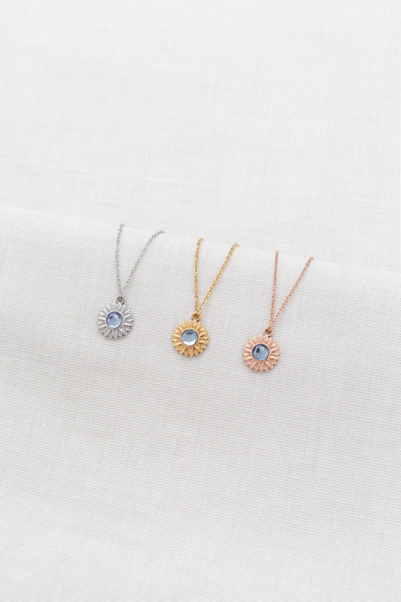 Kette mit Sonnenblume Anhänger