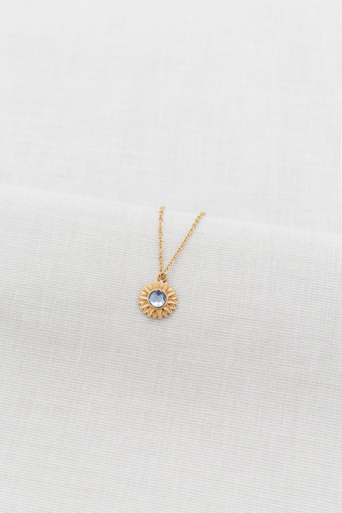Kette mit Sonnenblume Anhänger