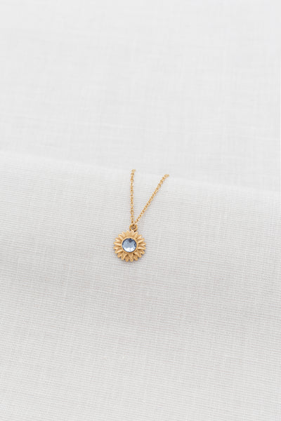 Kette mit Sonnenblume Anhänger