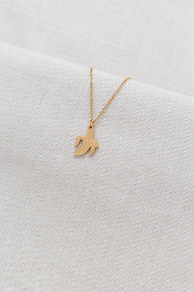 Kette mit Banane Anhänger