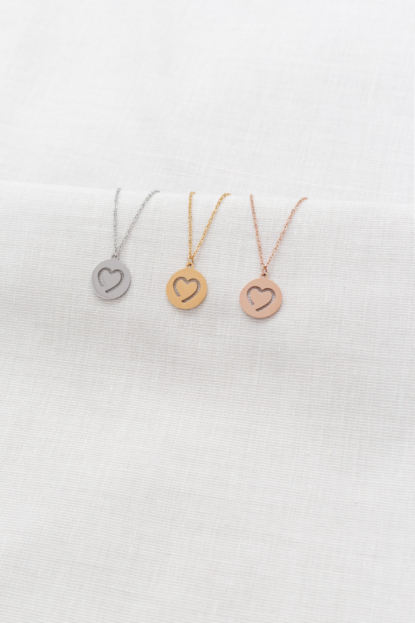 Kette mit Herz Coin Anhänger