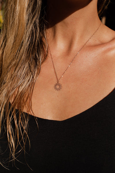Kette mit Sonne Anhänger