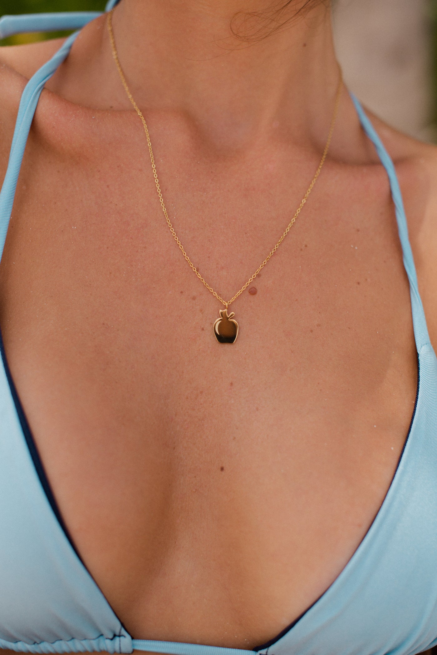 Kette mit Apfel Anhänger