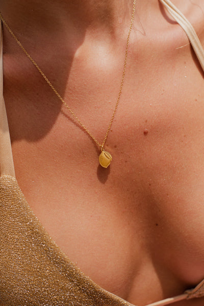 Kette mit Zitrone Anhänger