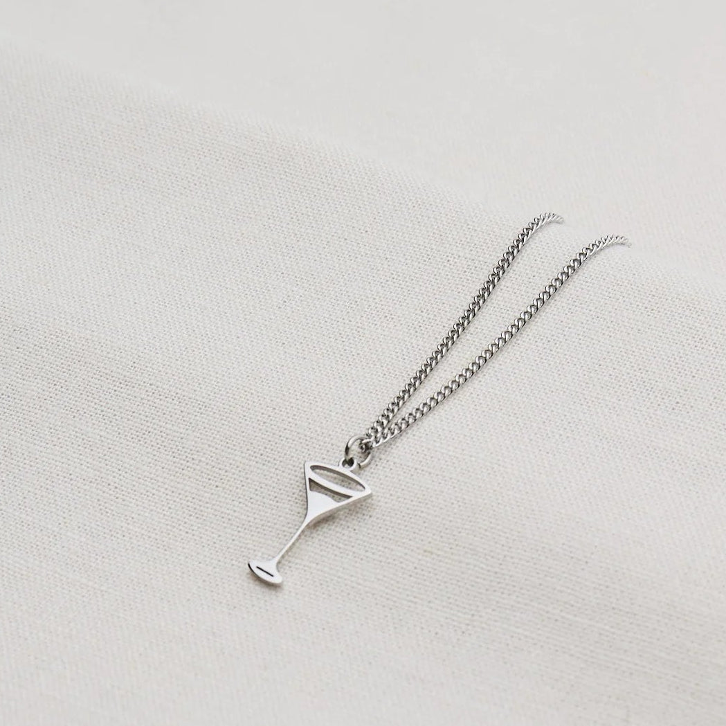 Kette mit Cocktailglas