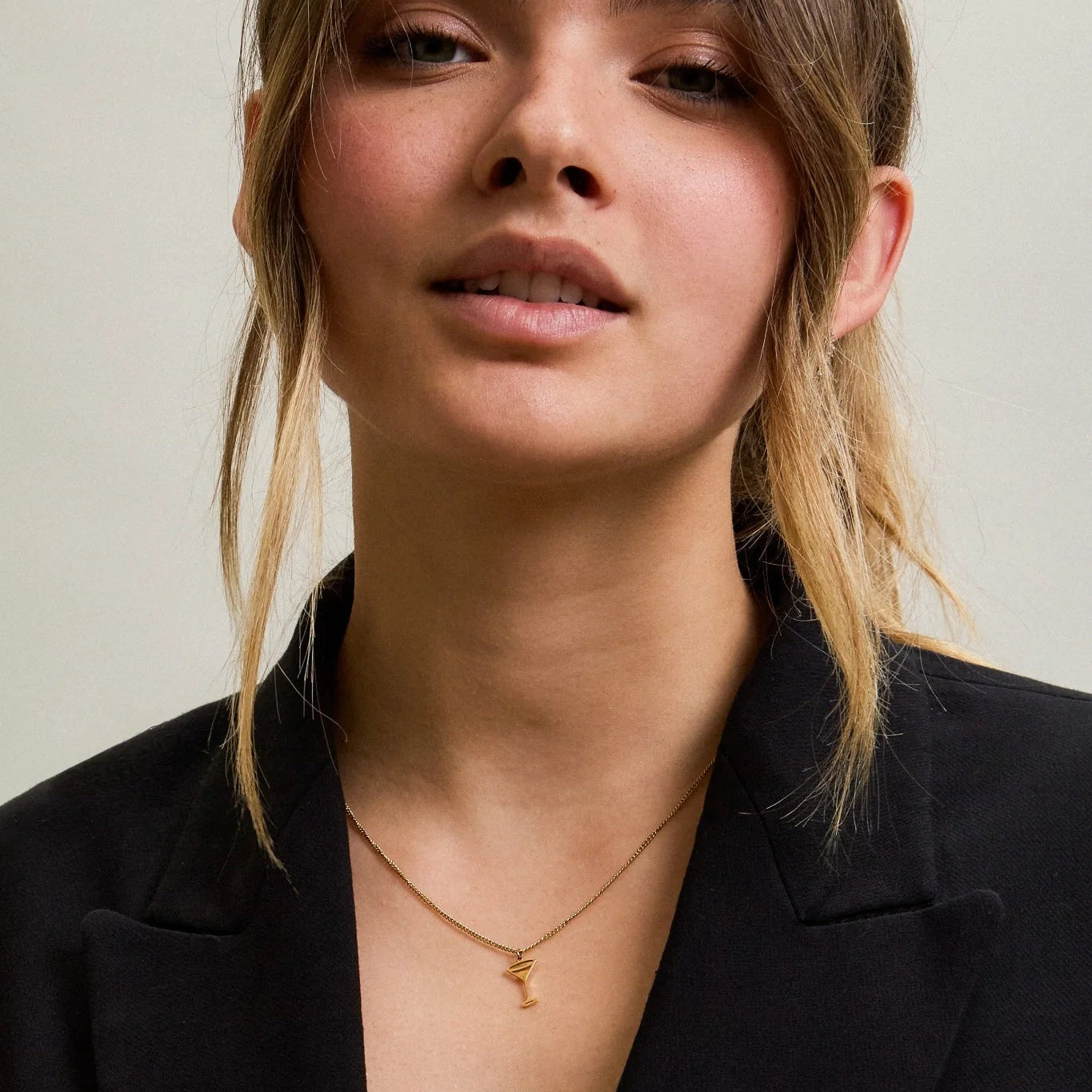 Kette mit Cocktailglas