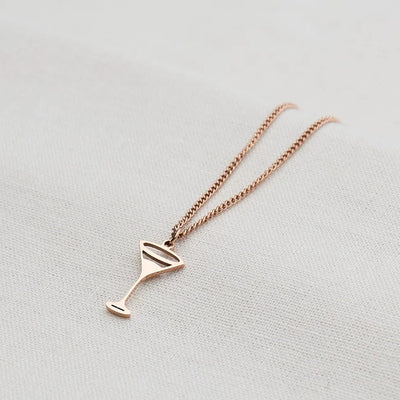 Kette mit Cocktailglas