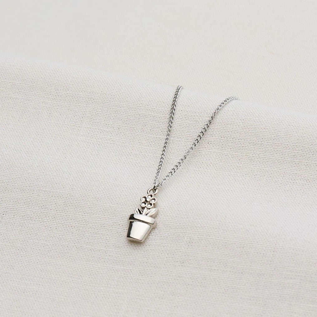 Kette mit Blumentopf