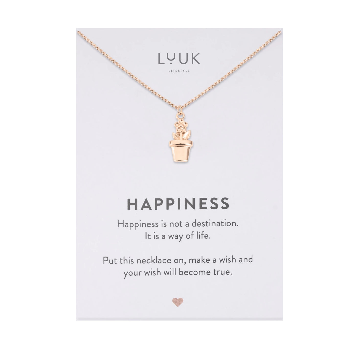 Kette mit Blumentopf