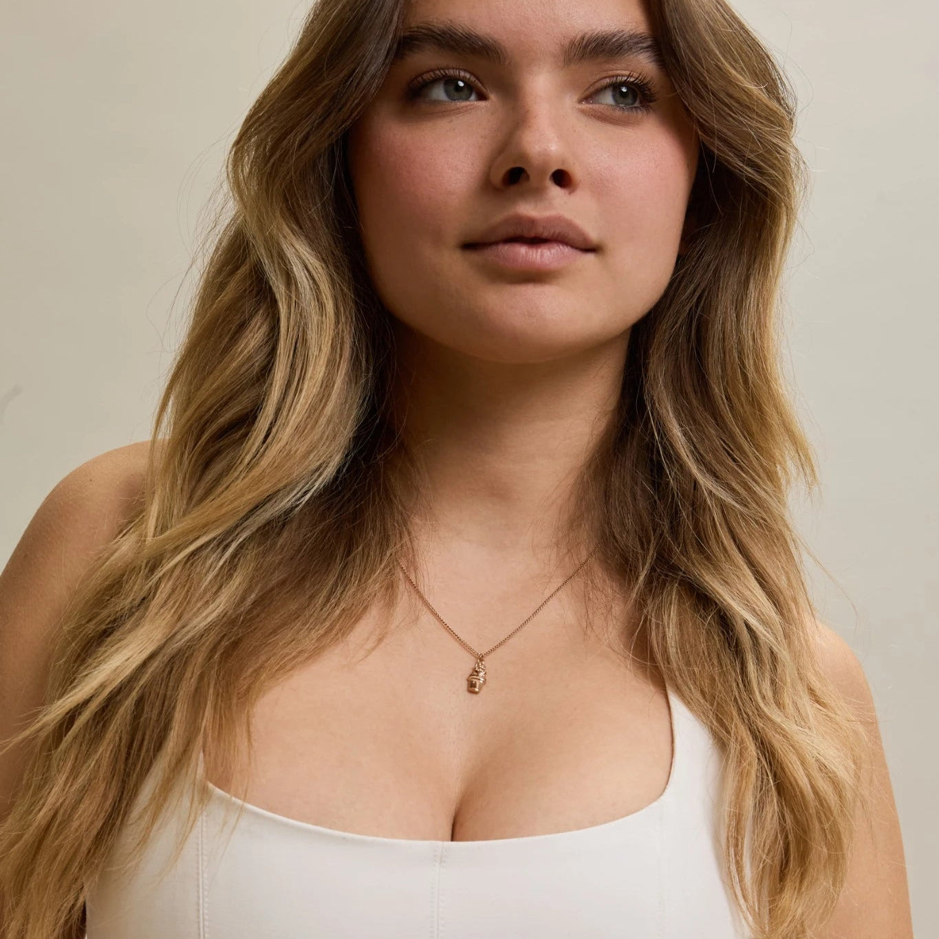 Kette mit Blumentopf