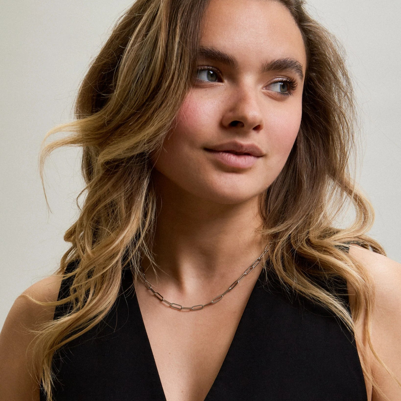 Paperclip Choker Kette