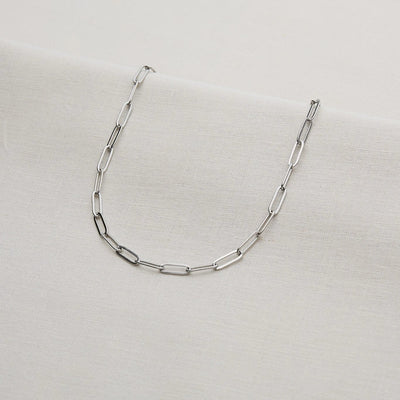 Paperclip Choker Kette