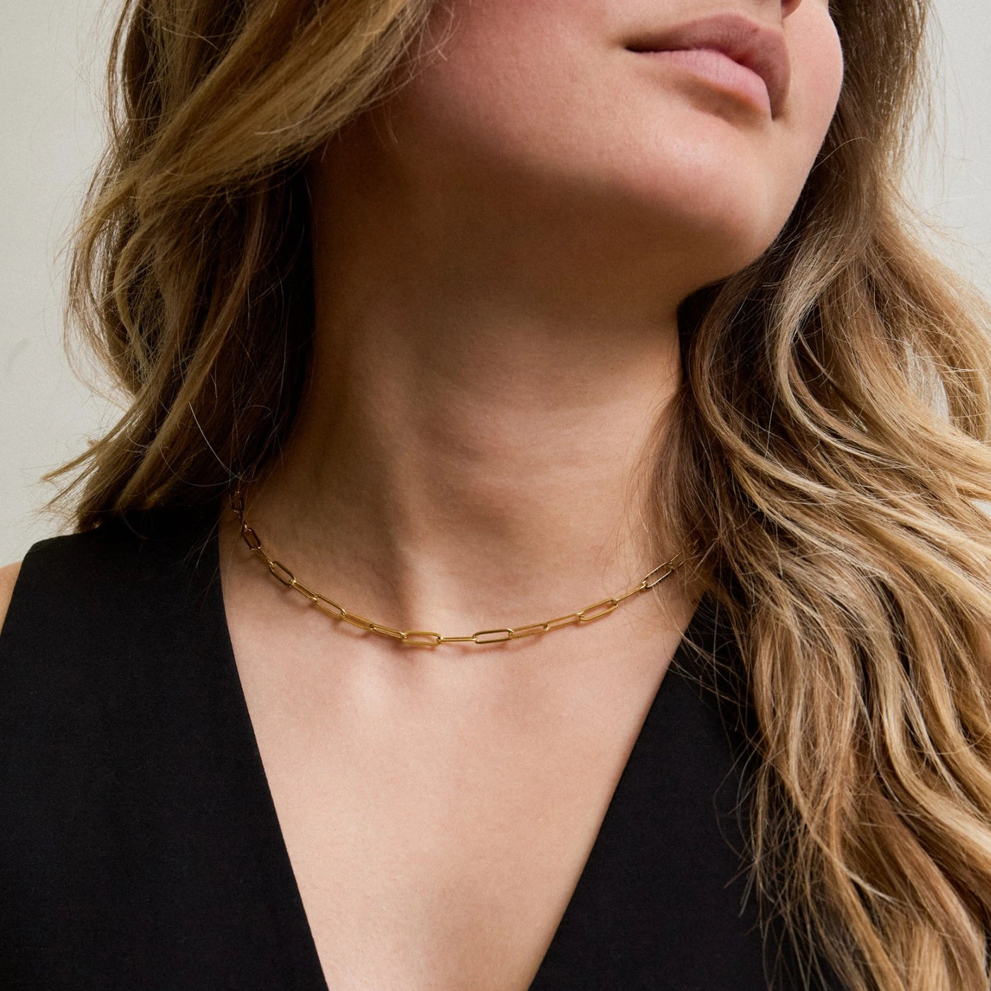 Paperclip Choker Kette