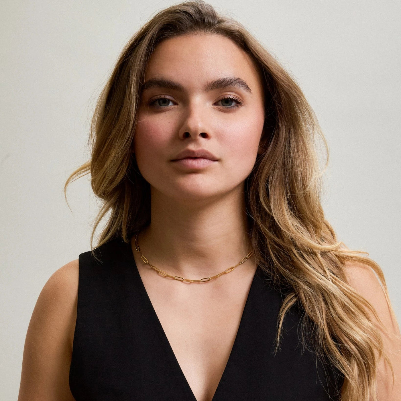 Paperclip Choker Kette