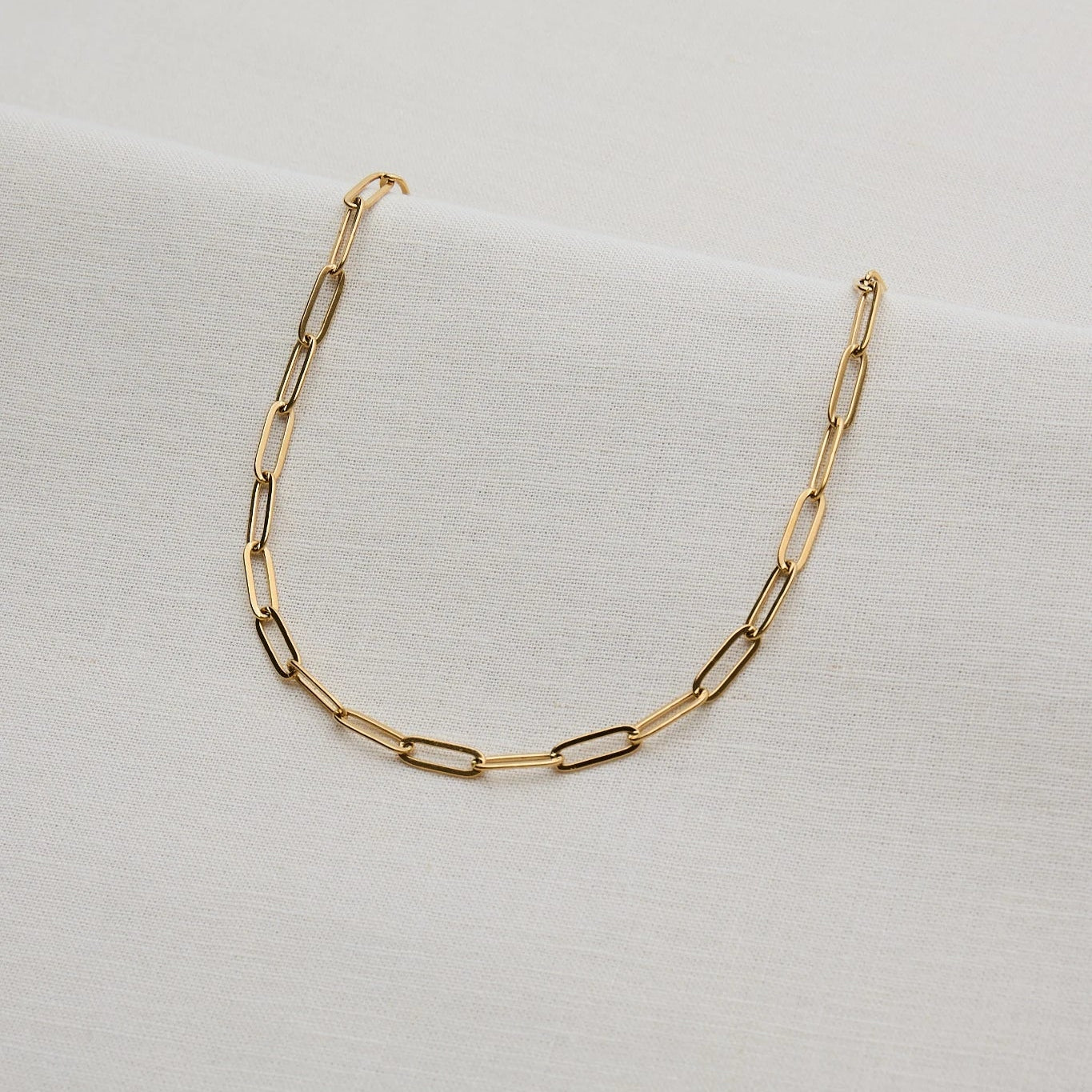 Paperclip Choker Kette